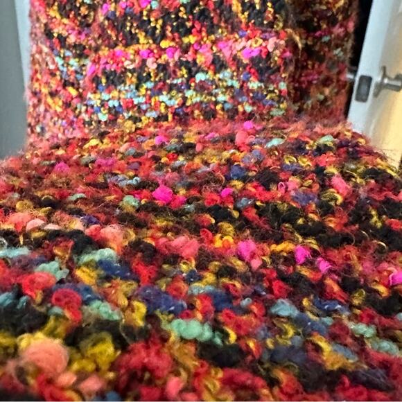 Chicos Vintage Grandpa Cardigan Jacket Eclectic Grandpa Chunky Oversized - Picture 12 of 15